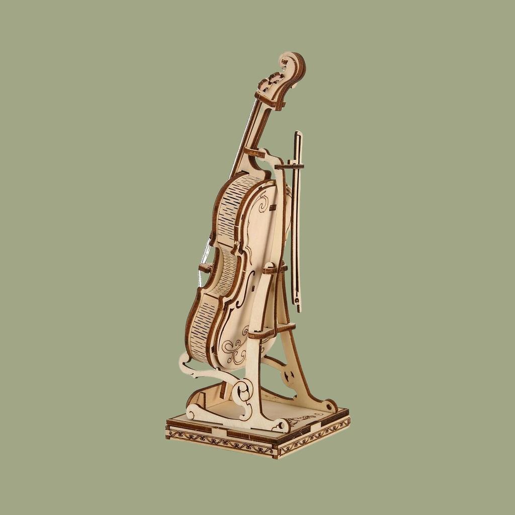 [DIY Holzpuzzle] 3D DIY Räderkanone Puzzle - Laserschnitt Montage Modellbausatz Gehirnjogger