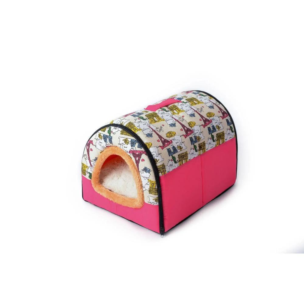 Large Pet Dog Bed Cat House Cave Comfortable Print Stars Kennel Mat For Pet Puppy Winter Summer Foldable Cat Bed Pet Supply