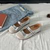 Mary Jane women's shoes 2025 new summer French retro versatile light mouth with skirt Doudou shoes soft sole single shoes women