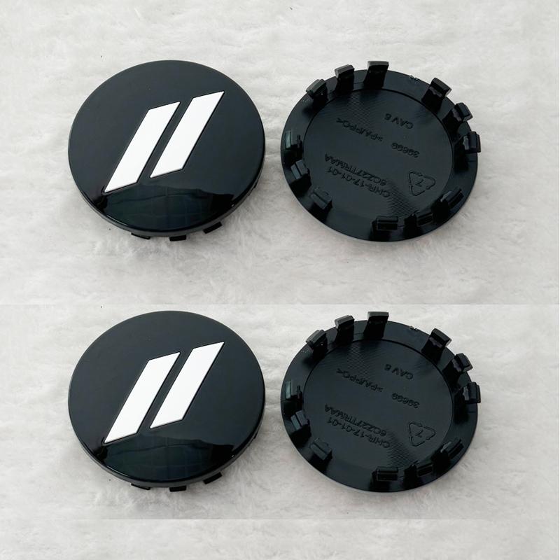 4pcs x 63mm Car Logo Wheel Center Hub Caps Rim Cover Emblem Sticker for Dodge Charger Challenger Hell Cat SRT for Chrysler 300C AA8