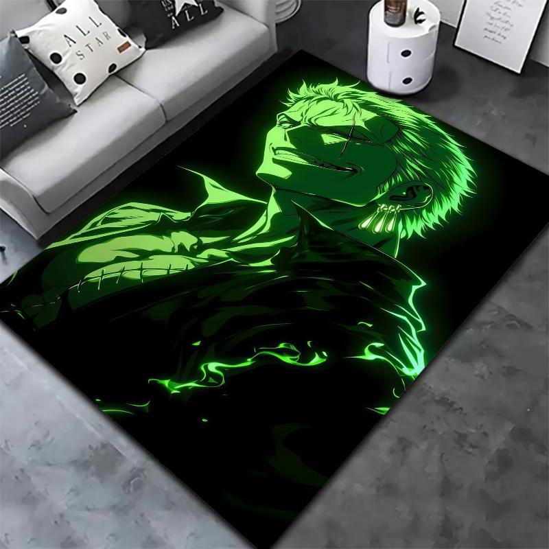 Roronoa Zoro Carpet Rug For Living Room Bedroom Home Sofa Decoration Kids Play Nonslip Floor Mat