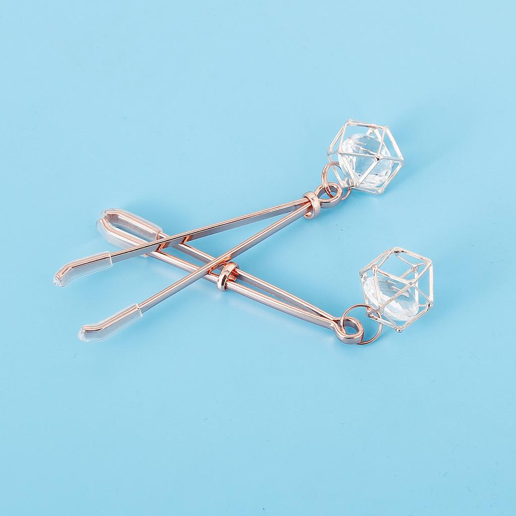 Sexy flirt Nipple Clamps Labia Breast Nipple Clamps With Chain Clips Slave Bdsm Fetish Erotic Toys Sex Tool For women Adult