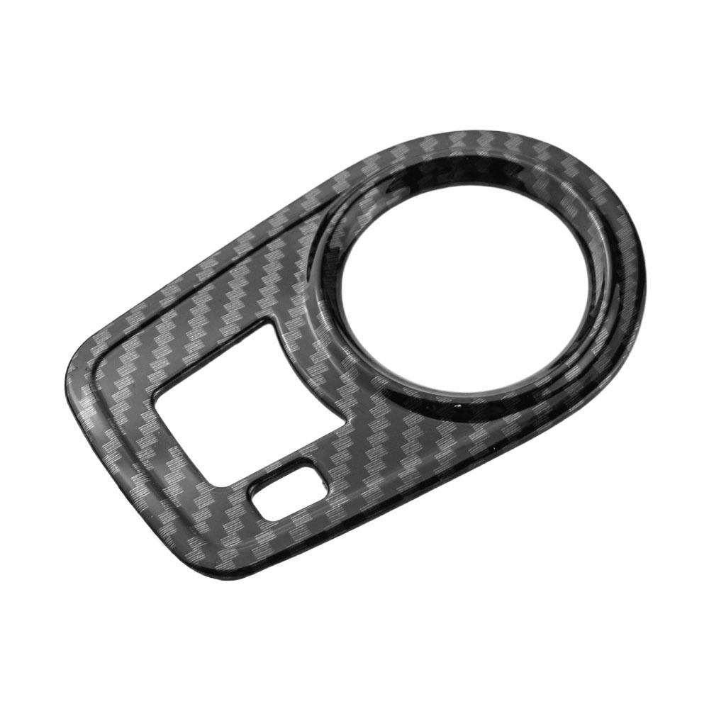 

For MG4 EV MG 4 ELECTRIC 2024 LHD Head Light Adjust Knob Panel Frame Cover Decoration Sticker Interior Accessories imitation carbon