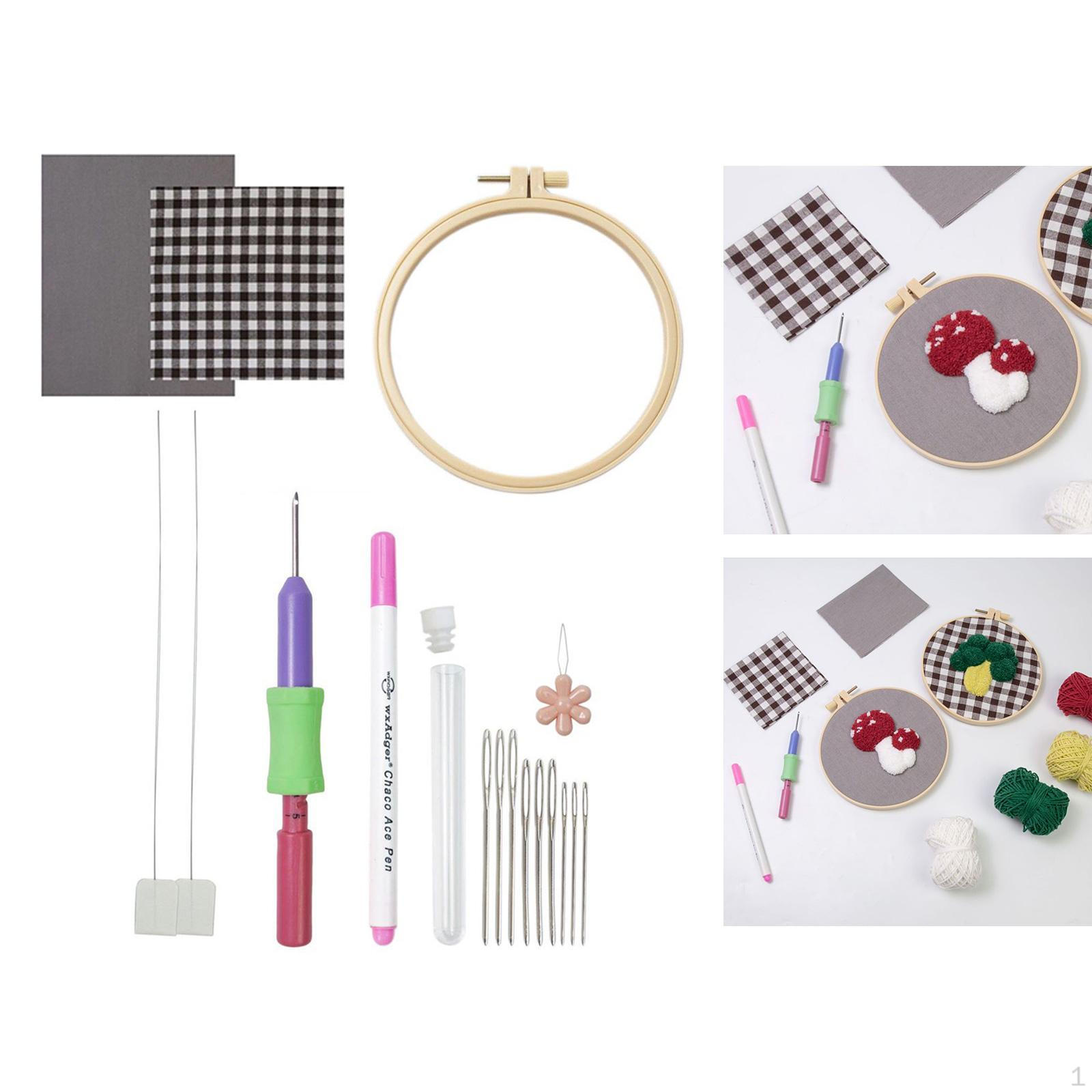 

Набор игл для вышивки, прочный, ручной работы, для начинающих детей, занимающихся вязанием коричневый