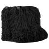 UGG Classic Short Fluff Momma Sheepskin Warm Versatile Slip-On Snow Boots Women Boots Black 1180050-BLK