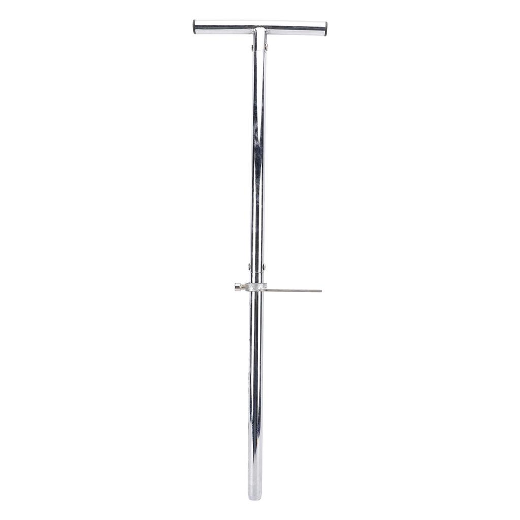 Soil Probe, Stainless Steel Soil Sample Probe, Soil Sampler with Foot Pedal and 2 Sample Bags, Soil Probe Rod for Sampling, Plant Care, Garden, Farm,
