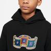 Jordan Logo Print Hoodie Kids Tops Black DJ5659-010