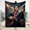 Elvis Presley Performance Blanket Warmthful Decor Suitable for Livingroom Office Bed for All Seasons Digital Print