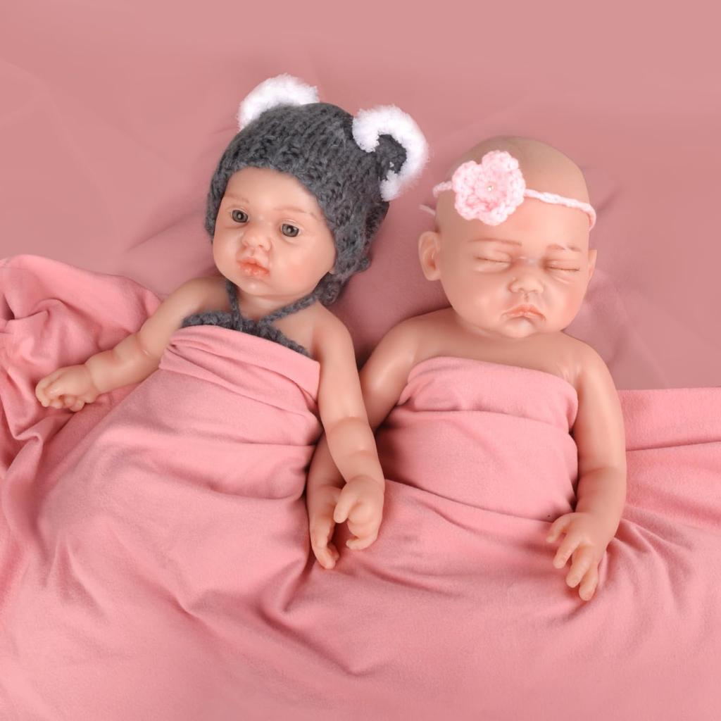Muñeca Reborn YEEFAIRY, Extremadamente Realista 1:1 Muñeca de Bebé de Silicona, Muñeca de Bebé Realista, Muñeca de Bebé de Silicona, Recién Nacido, Práctica de Cuidado Infantil, Regalo, Muñeca