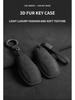 Car Key Case for Hongqi Models: H6, HS5, H5, H9, EH7, HS3, HQ9 - Interior Flocking with Buckle