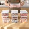 Airtight Plastic Food Storage Box Square Fridge Organizer for Vegetables Fruits Meat Sealed Container