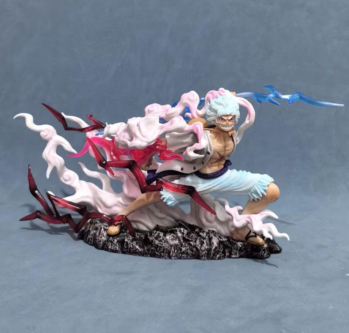 

15 см Статуя One Piece Ника Луффи Пробуждение Gear Sun God Динамичная Поза Действия Аниме Фигурка Коллекционная Модель 5 Позная Сочлененная Масштаб Детализированная