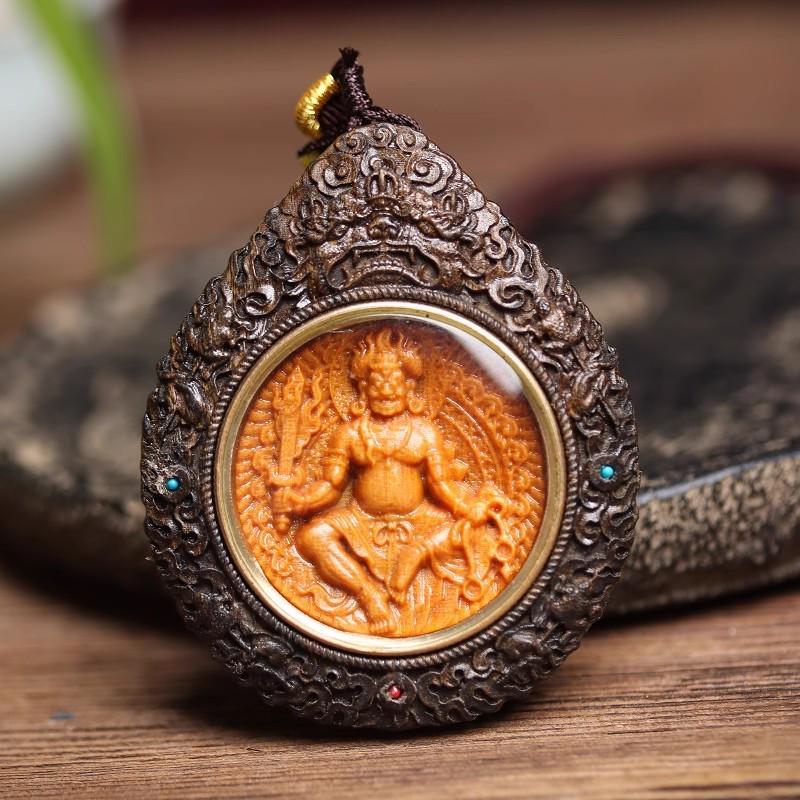 Chengui Zhao Gongming Martial God of Wealth Pendant Necklace – Five Ways God of Wealth Design for Men and Women