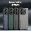 Funda For Xiaomi Redmi Note 14 5G Case Car Magnetic Holder Leather Back Cover For Redmy Note14 5G Soft Silicone Shockproof Coque