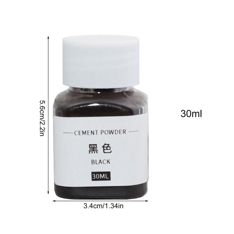 Cementový prášek barvivo na beton 30ml sádrový pigment barvivo na sádrovou omítku tmel spárovací hmota keramická mléčná barva barvení