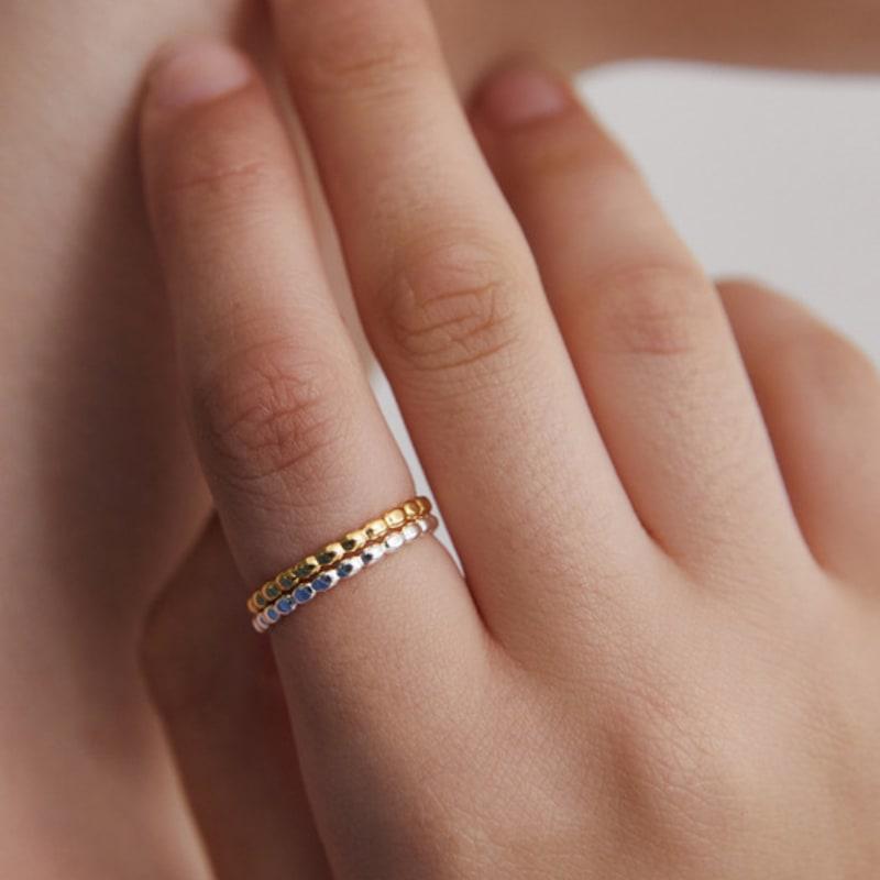 TATIANA (Silver 925) Egg Line Ring CR1831