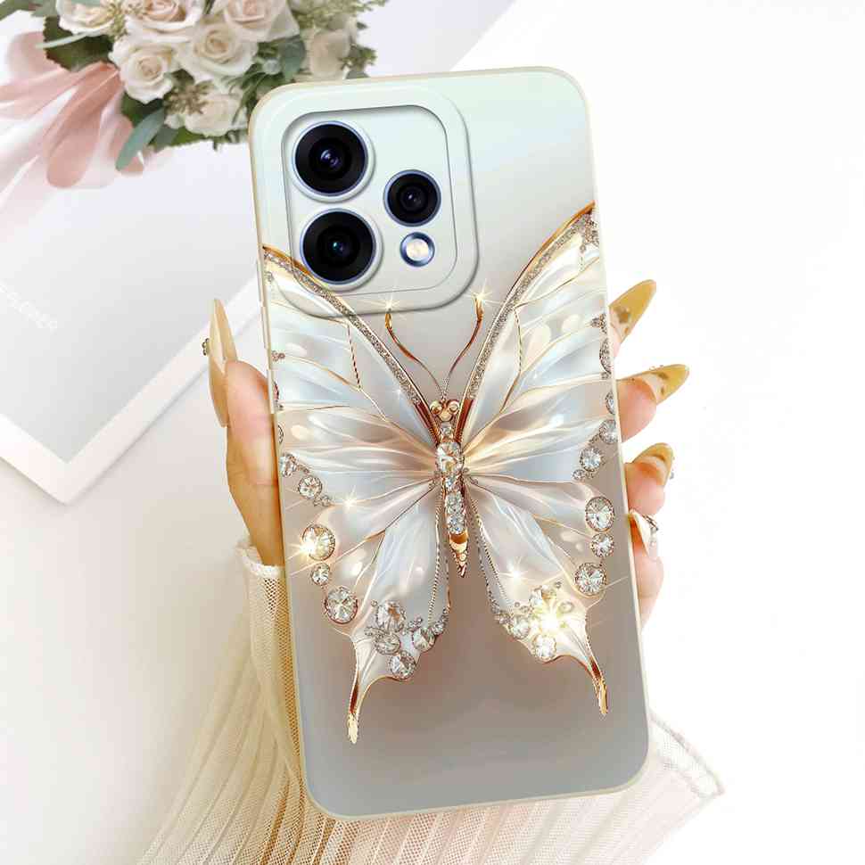 For Oppo Reno15 5G Case CPH2825 Stylish Simple Design Silicone Back Cover For Oppo Reno 15C Reno15c 5G Phone Cases Bumper