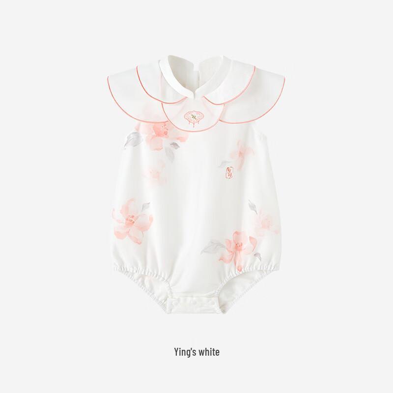 YEEHOO Baby Girl Chinese Style Sleeveless Romper