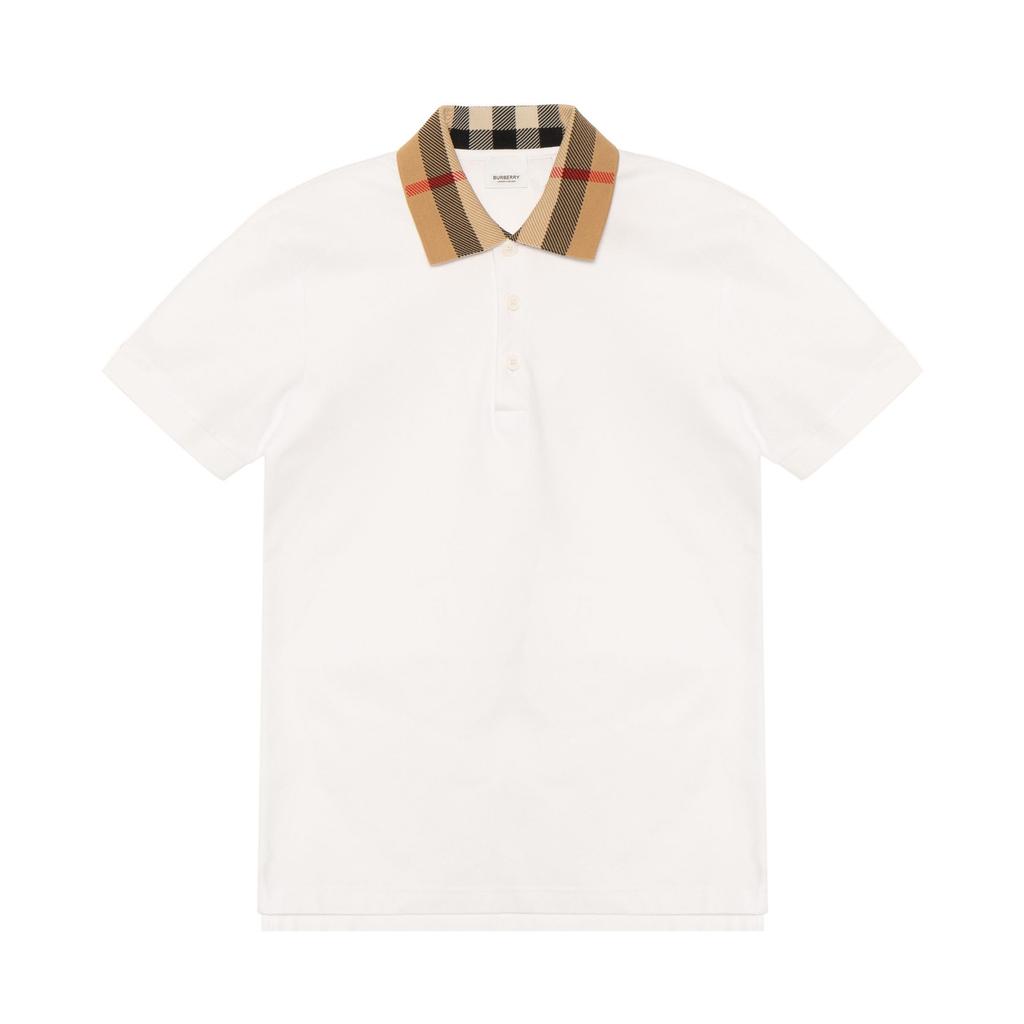 Burberry SS23 Polo Shirt Men's White 80716211