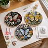 4 Pack Embroidery Kit with Cute Animal Patterns Cross Stitch Set with Embroidery Hoop Needles Threads Instruction for Beginners