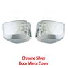 ABS Plastic Chrome Door Mirror Covers Trim Car Accessories Car Stickers For Toyota Hiace Commuter     2024