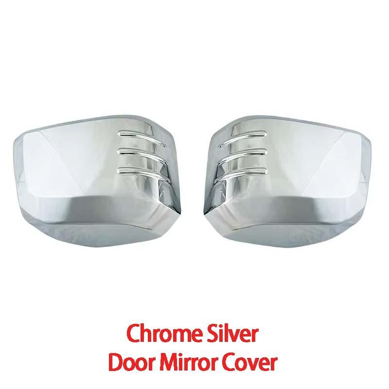 ABS Plastic Chrome Door Mirror Covers Trim Car Accessories Car Stickers For Toyota Hiace Commuter     2024