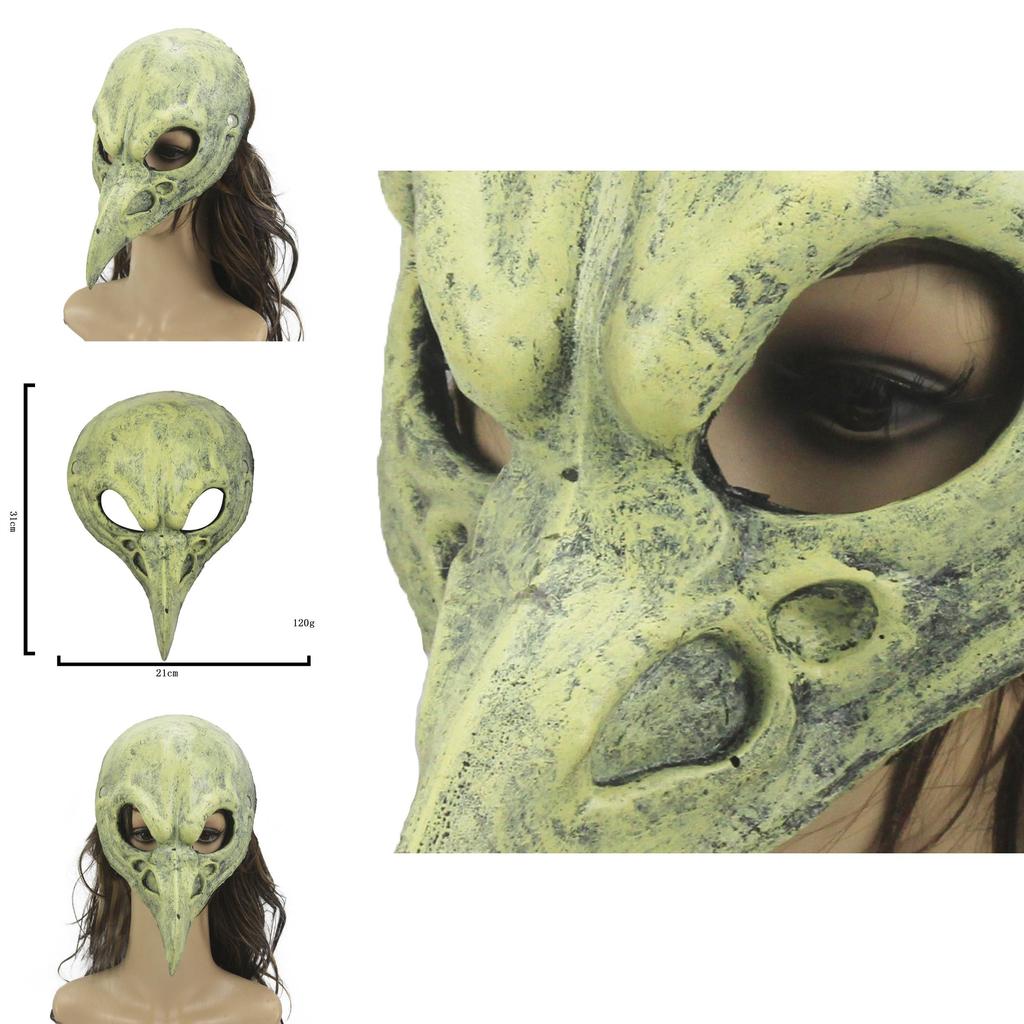 Halloween Medieval Doctor Schnabel Bird Skeleton Mask Role Playing Props For Carnival Festivities