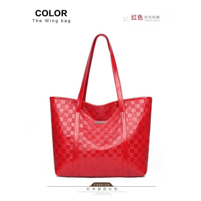 

Stylish new tote bag, elegant and atmospheric mother bag, large-capacity shoulder messenger bag. красный