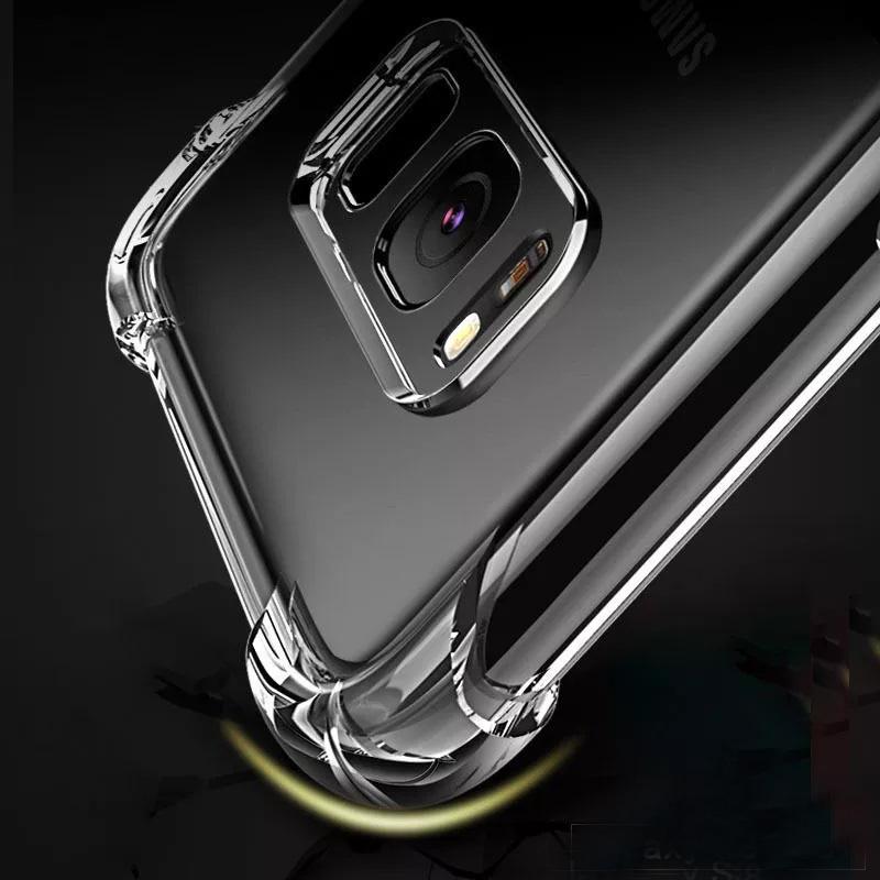 

Clear 4-Corner Anti-fall Shell For Samsung Galaxy S26 Ultra S25 S24 S23 S22 S21 S20 Plus FE A14 A15 A16 A17 Shockproof Soft TPU Case Phone Back Cover For Samsung Galaxy A54 5G чистий