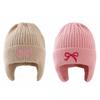 2pcs Windproof Beanie Warm Knited Hat Cozy Kids Earflap Hats  School