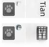 Paw Print Small Pet Screen Door - Anti-Bite for Cats and Dogs
