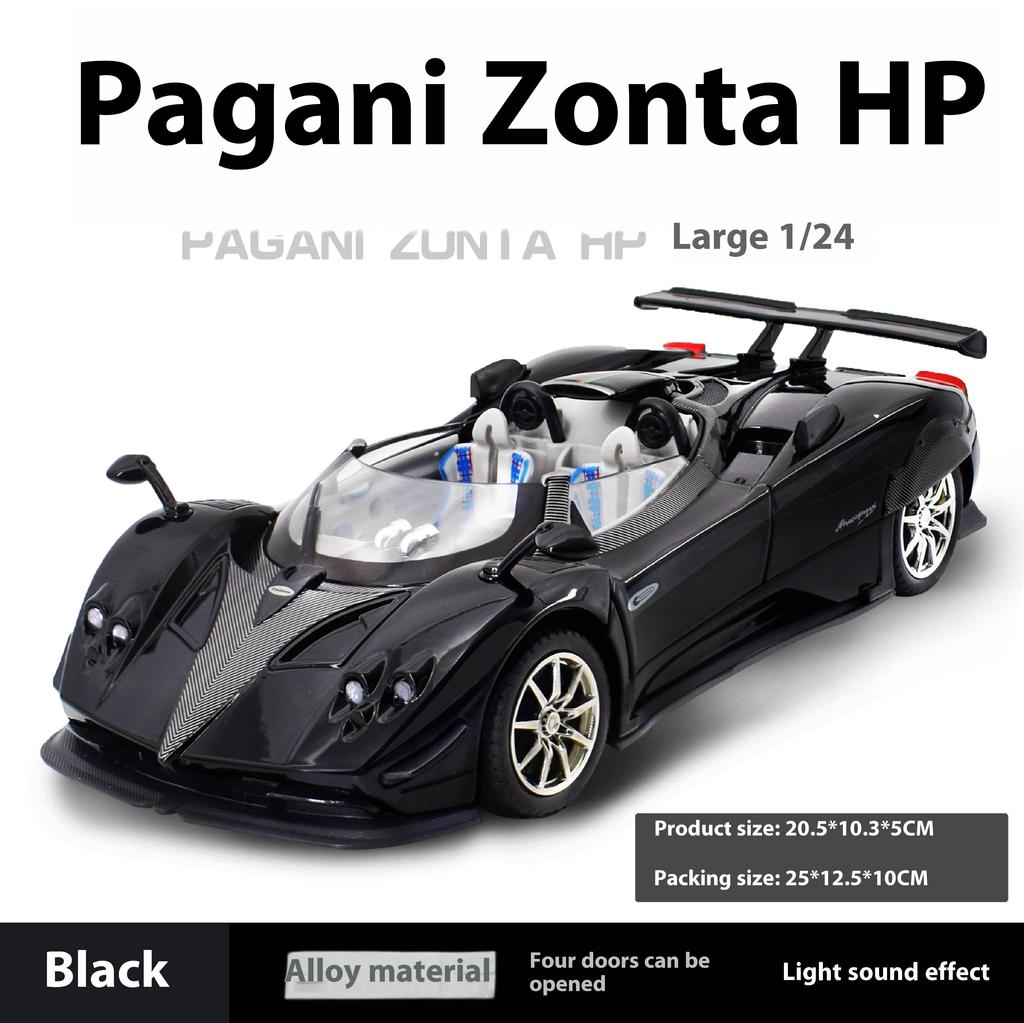 1/24 Pagani Zonda HP Barchetta Limited Convertible Edition Supercar Alloy Metal Diecast Car Model Independent DIY Design Gifts