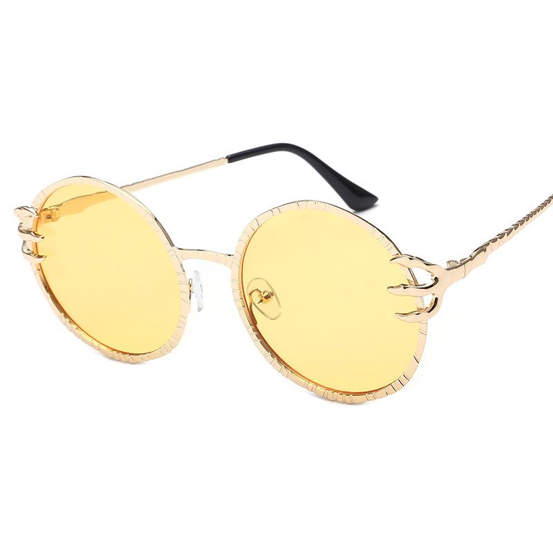 

Vintage Stylish Sun Glasses For Women Round Shape Anti-Reflective Sunglasses Women Outdoor Hiking Men Sunglass
