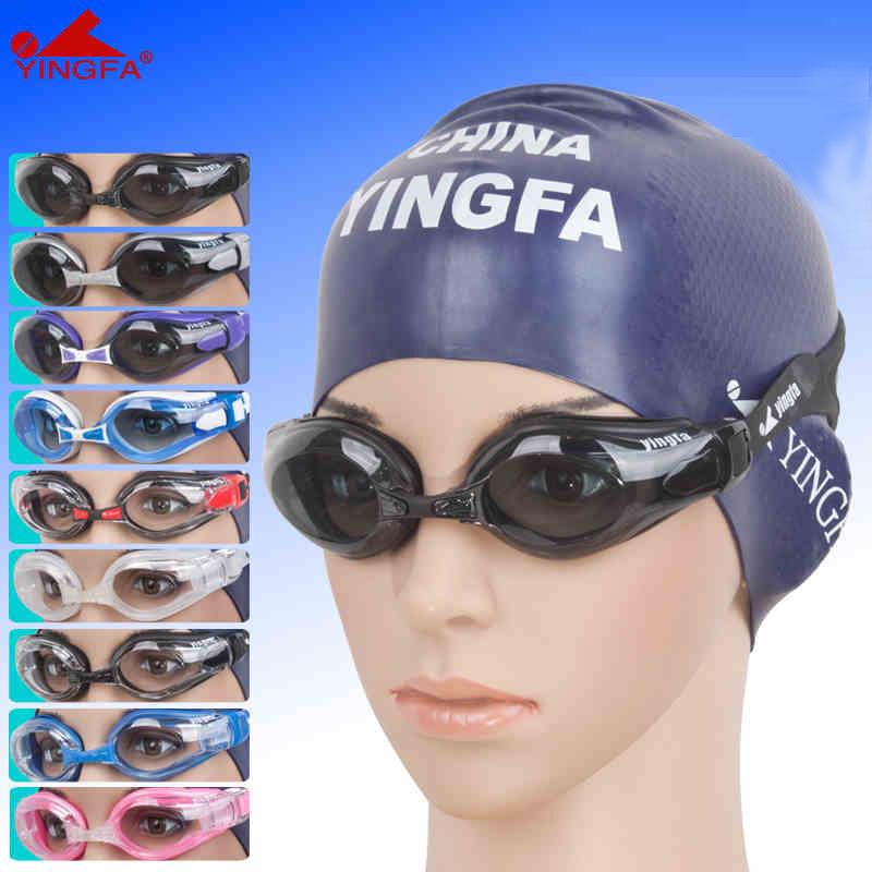 Yingfa Y2800AF Anti-Fog Waterproof Swimming Goggles for Men & Women - Large Frame & Comfortable Fit