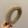 Women Hairband Elegant Plush Headband Lady Sponge Headwear Fashionable Hair Accessory for Autumn Winter