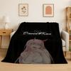 Cartoon Zero Two Sexy Girl DARLING In FRANXX  Flannel Blanket Soft Warm Throw Blanket for Bedroom Living Room Bed Travel Picnic