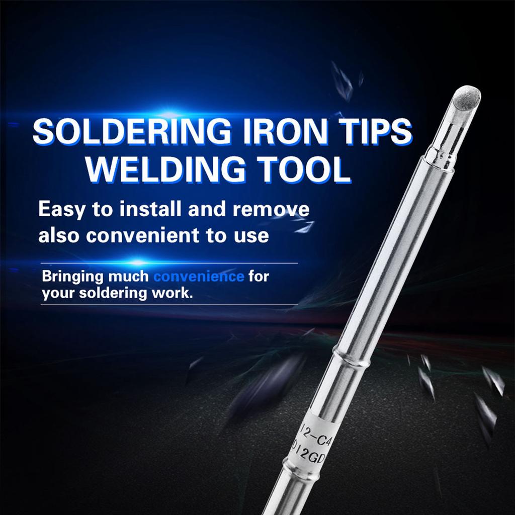T12 Series Soldering Iron Tips Welding Tool Replacement for FX 951 Rework Station