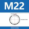 304 Stainless Steel Serrated Lock Washer with Anti-slip Teeth.