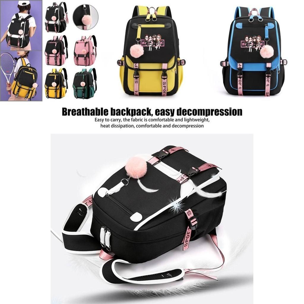 Mochila de Hombro Doble Cielo Estrellado de Blackpink Lisa 36-55l