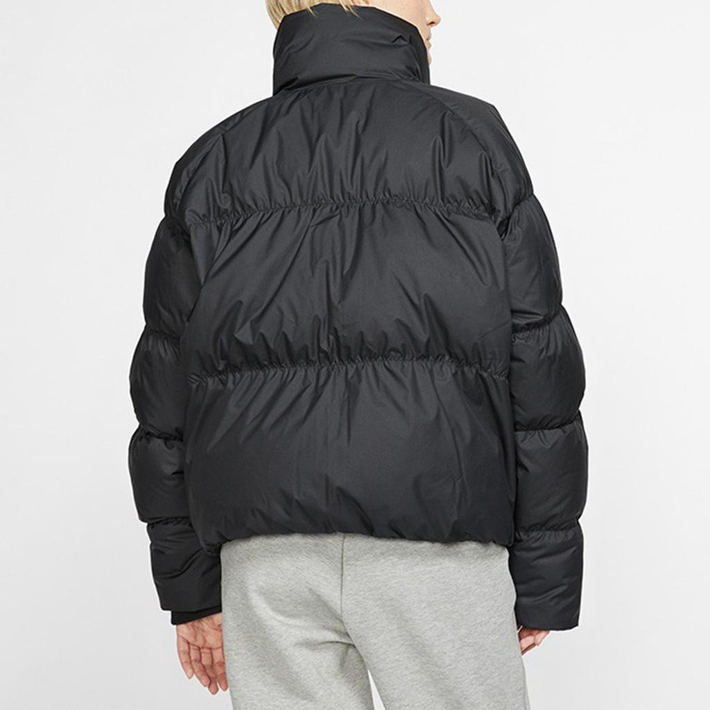 Nike Sportswear V-Neck Pleated Down Jacket Women Outerwear Black BV2880-010