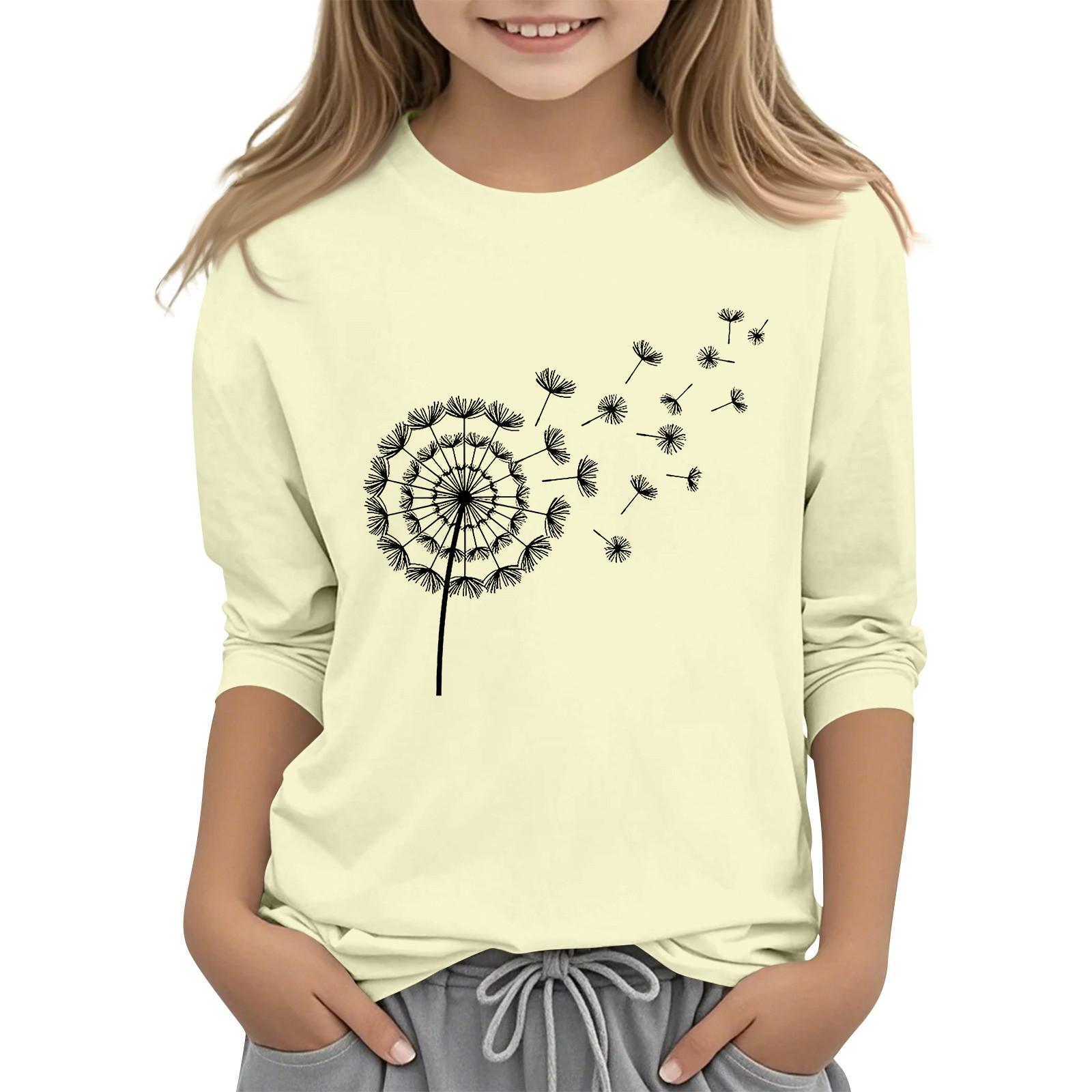 

Детская футболка с круглым вырезом и рукавами 7-точечной вязки, стильная повседневная футболка 160 бежевый