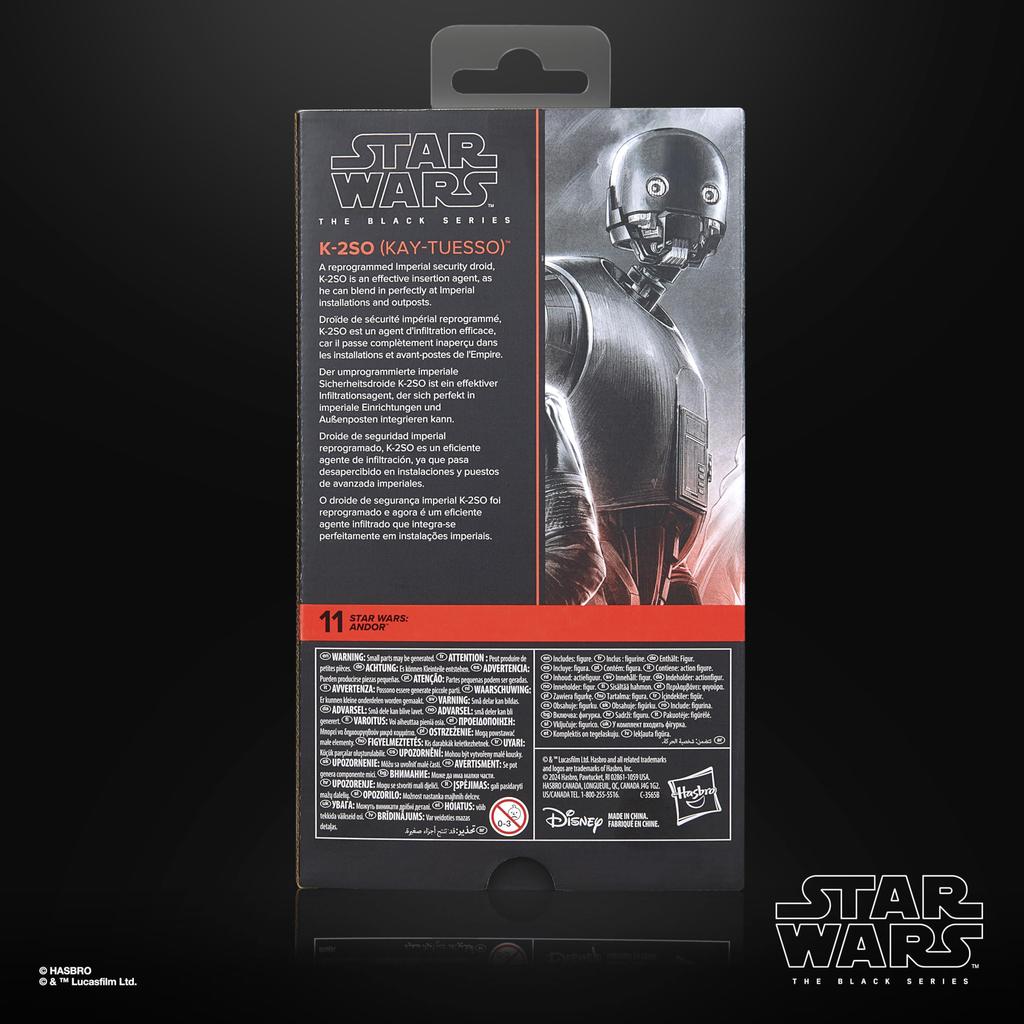 Hasbro Star Wars Black Series K-2SO (K-2SO), Cassian Andor Collectible 15cm Action Figure G0020 Authentic