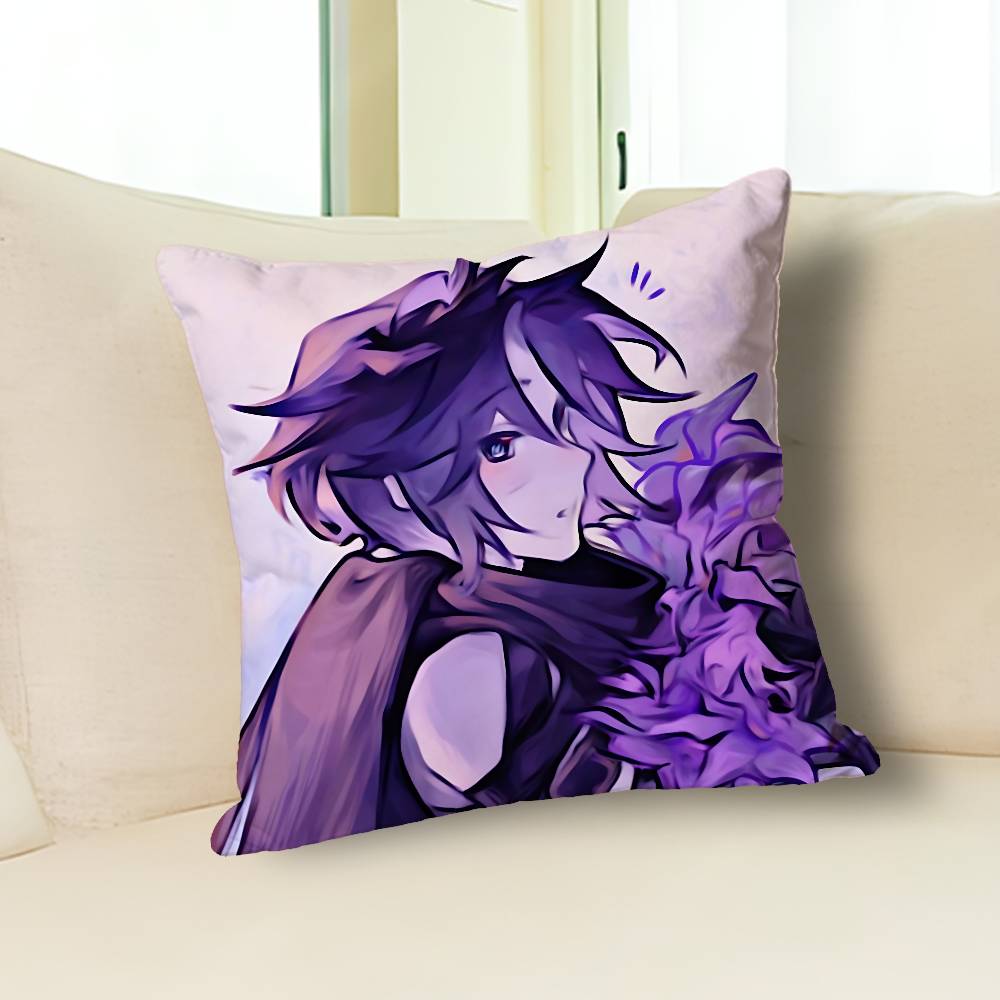 A-Azure Game Two T-Time Anime Celebrity Merchandise All-Match Printed Pillow Case Sofa Car Office Room Decoration Protector