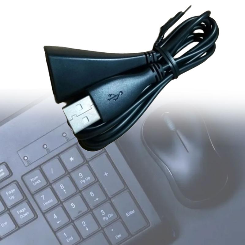 Premium Metal Plastic USB Extension Cord With 150CM Length For Wireless Receiver Positioning