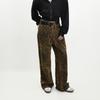 Baggy Leopard Print Jeans Straight Leg Cowboy Pants Fashion Jeans Women Y2k  Lady