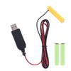 Battery Eliminator USB Power SupplyCable Replace 1.5V AAA Battery for Radio Electric Toy Clock LED Strip Lamp Calculator