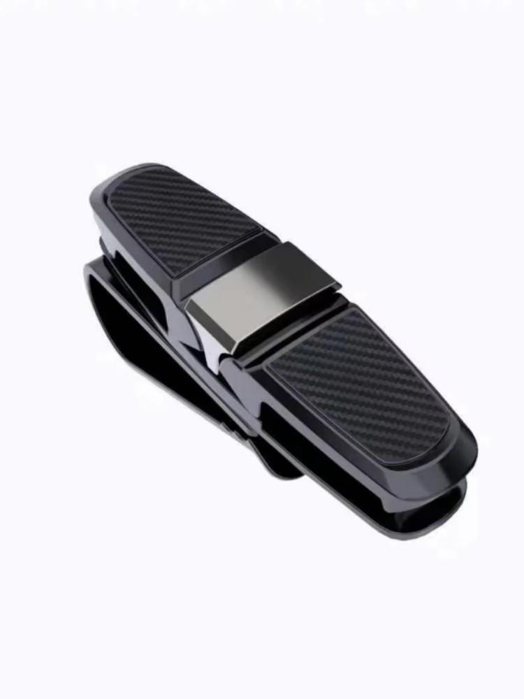 80-degree Rotating Multi-functional Car Eyeglass Storage Clip Bidirectional Automobile Eyeglass Clip Holder for Easy Access