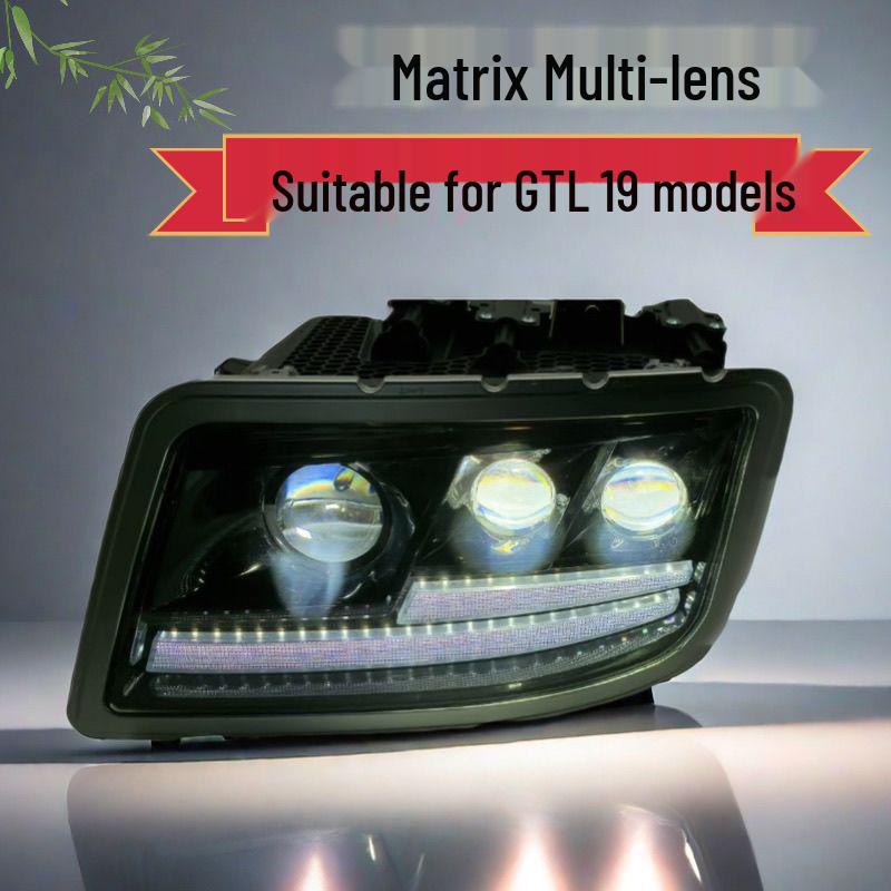 Super Bright All-LED Three-Lens Laser Headlight Assembly for New Ouman GTL 19 Models