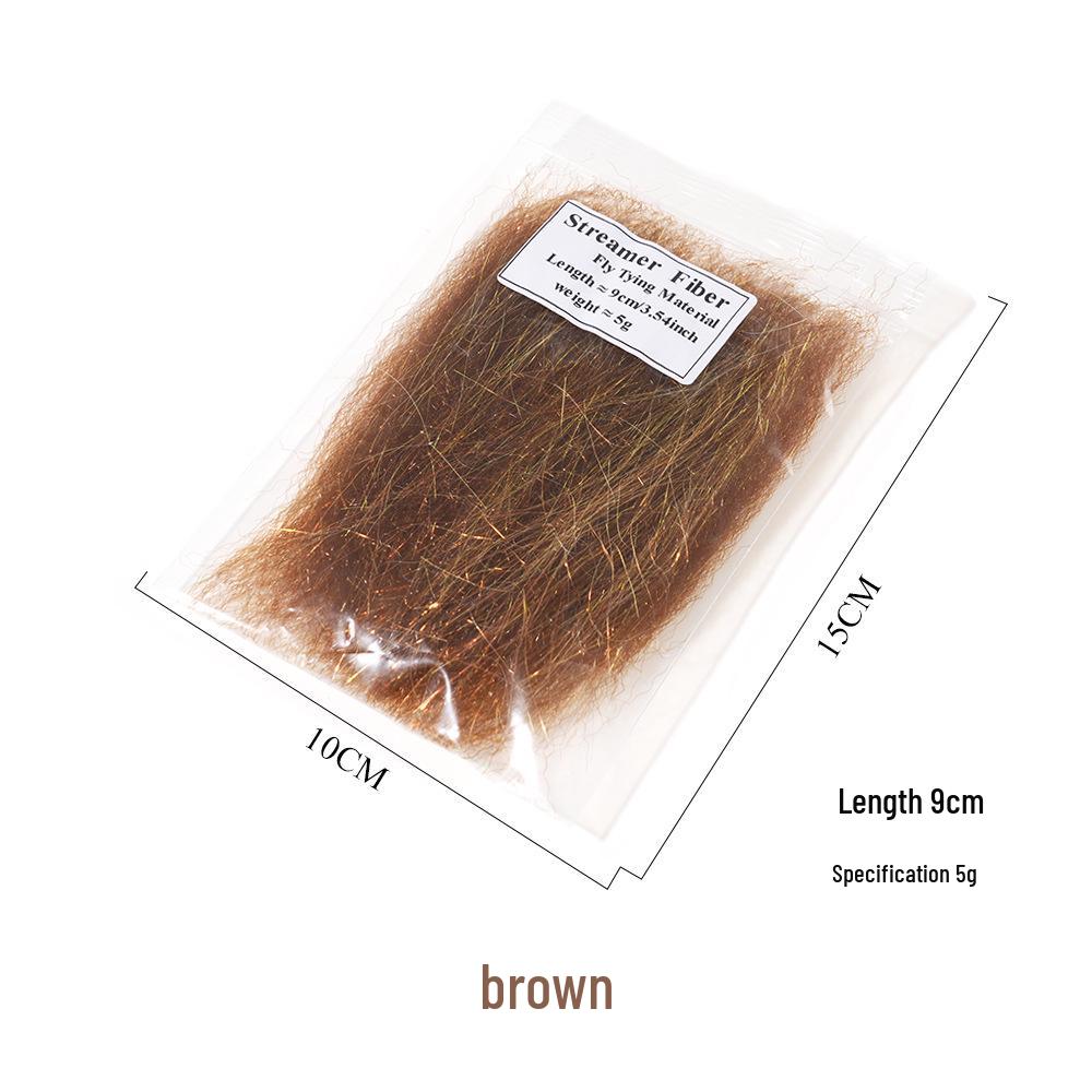 Combed Ice Silk Fiber Fly Fishing Jig Head & Nymph Tying Material