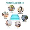 Silicone Collapsible Food Storage Containers with Lids Silicone Lunch Box Bento Box Kitchen Pantry Microwave Freezer Safe